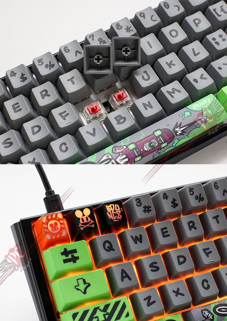 ducky one2 80% 茶軸 Ducky One 2 Skyline 天際線TKL 1887 機械式鍵盤(Cherry 茶軸